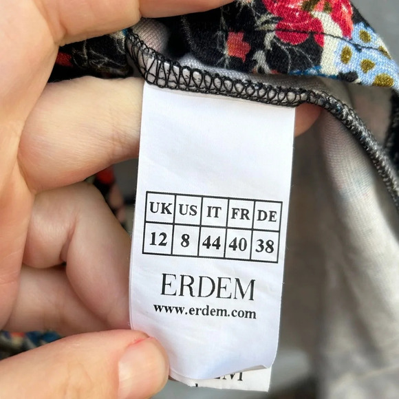 Erdem  Darlina Floral-Print Flounce Dress, size 8 - Picture 14 of 14